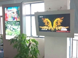 创伟达户外广告机入驻客户展厅